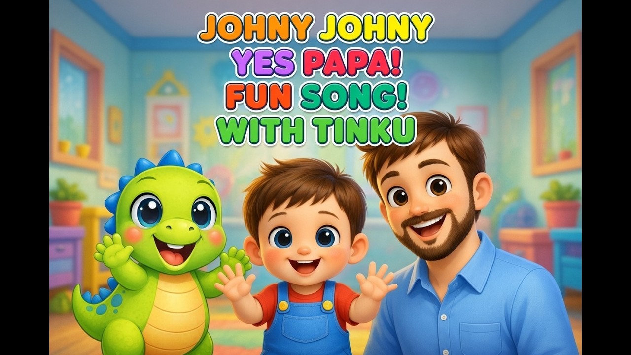 Johny Johny Yes Papa 🎵 | Fun Kids Song with Tinku the Cute Dino 🦖
