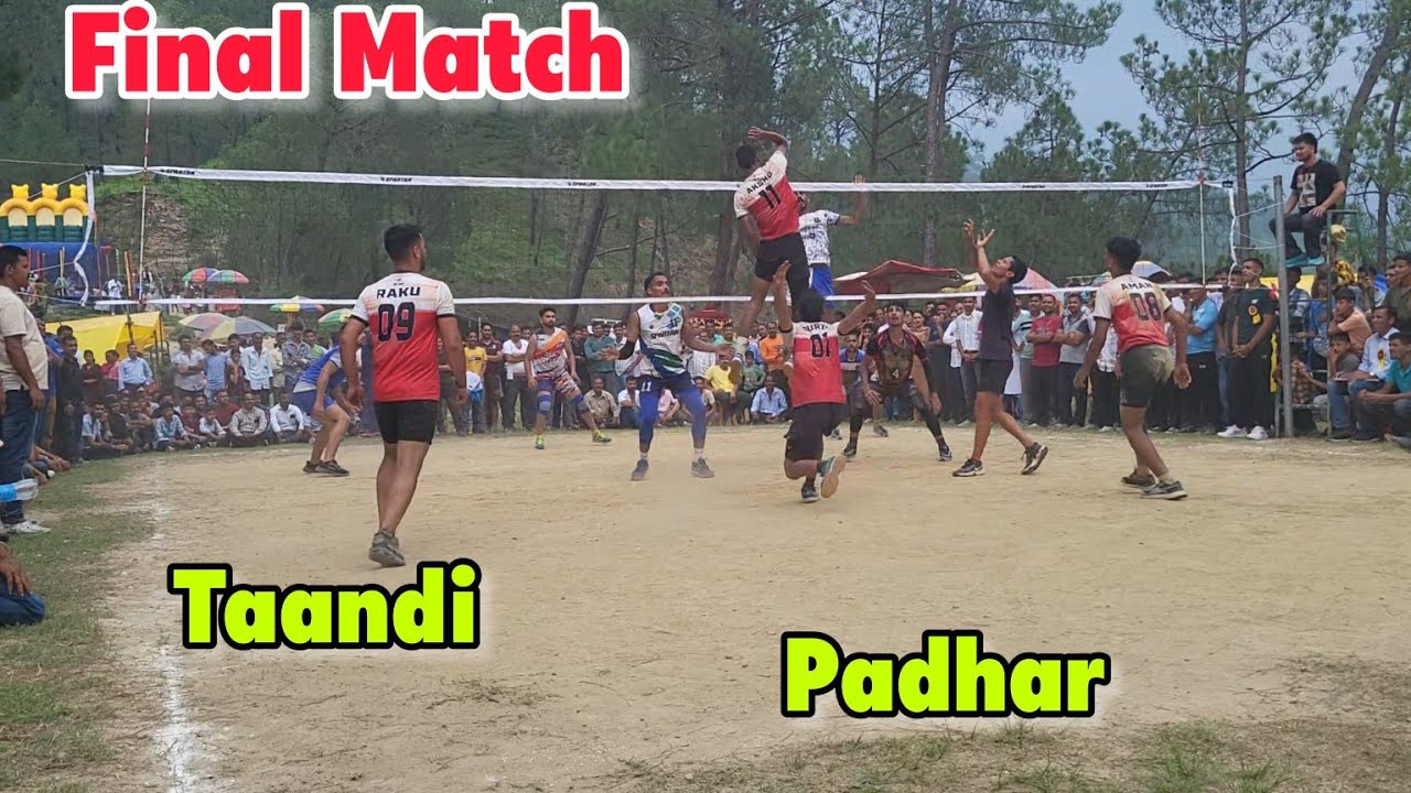 final Match 🔥Taandi vs Padhar🔥 high voltage volleyball Match at Taandi 