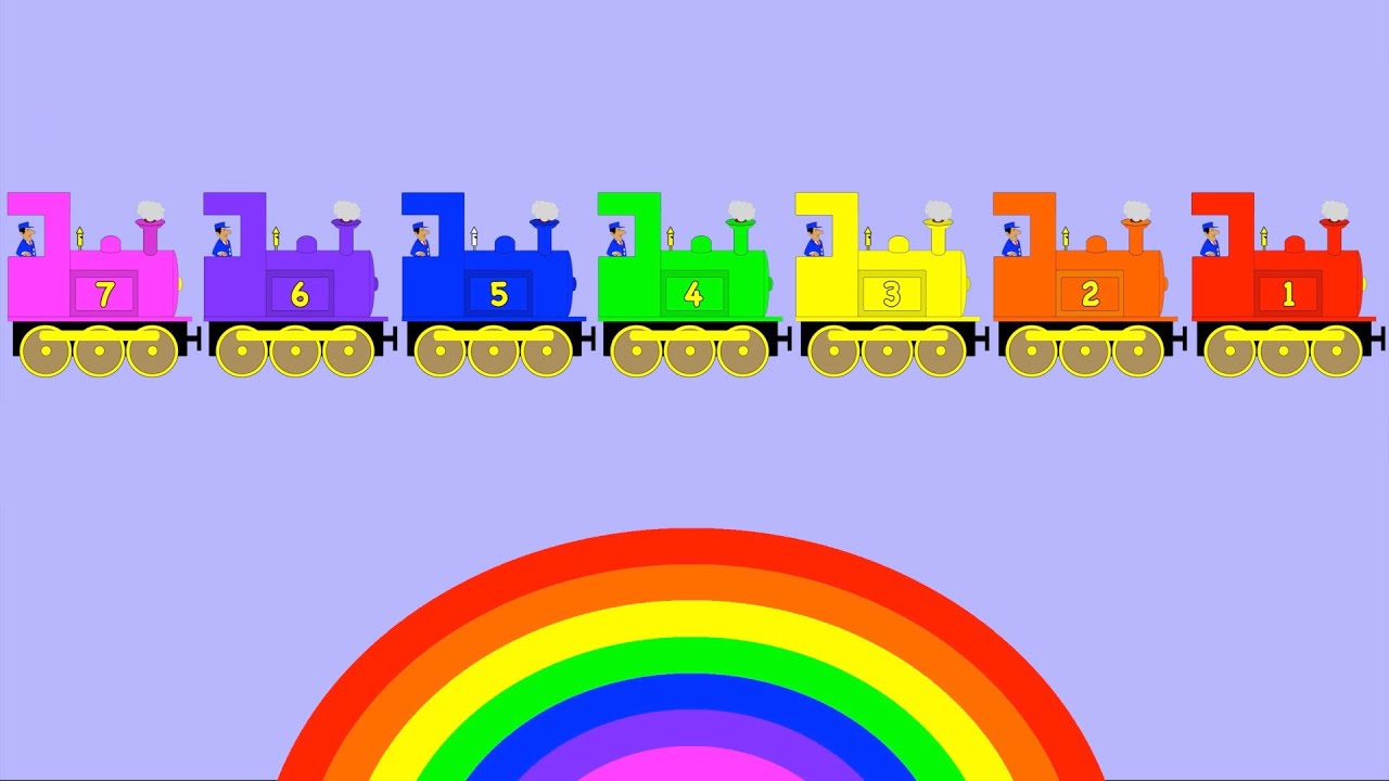 Rainbow Trains | TRAIN SONG | Rainbow Rabbit | @rainbowrabbitsongs | #rainbowrabbitsongs