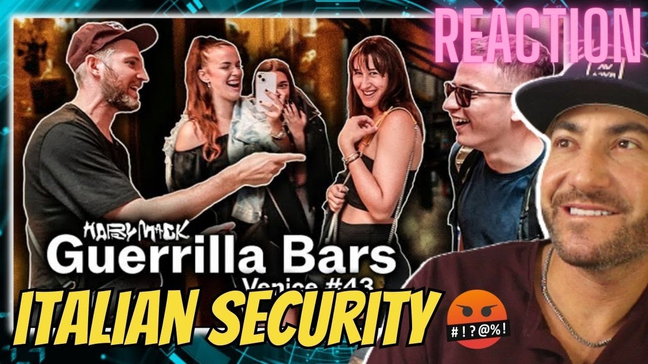 First REACTION to | We're In Italy! | Harry Mack Guerrilla Bars 43 Venice
