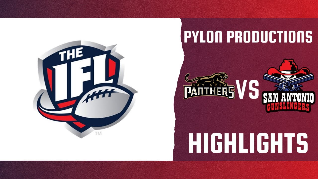 San Antonio Gunslingers at Bay Area Panthers || Week 2 2025 || IFL Regular Season Highlights