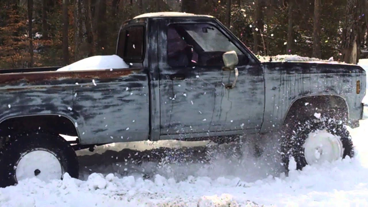 FORD Ranger 2.9 V6 screaming! in the snow