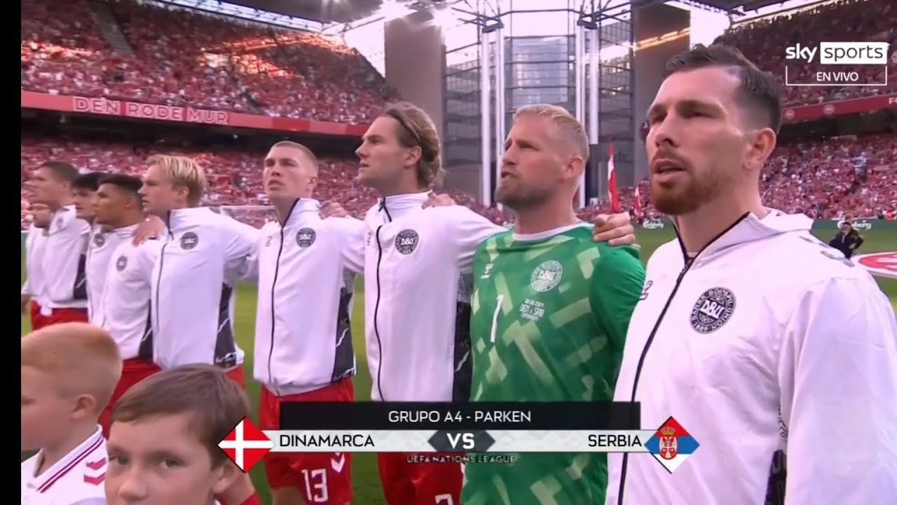 Denmark vs Serbia National Anthem - UEFA Nations League 2024/25