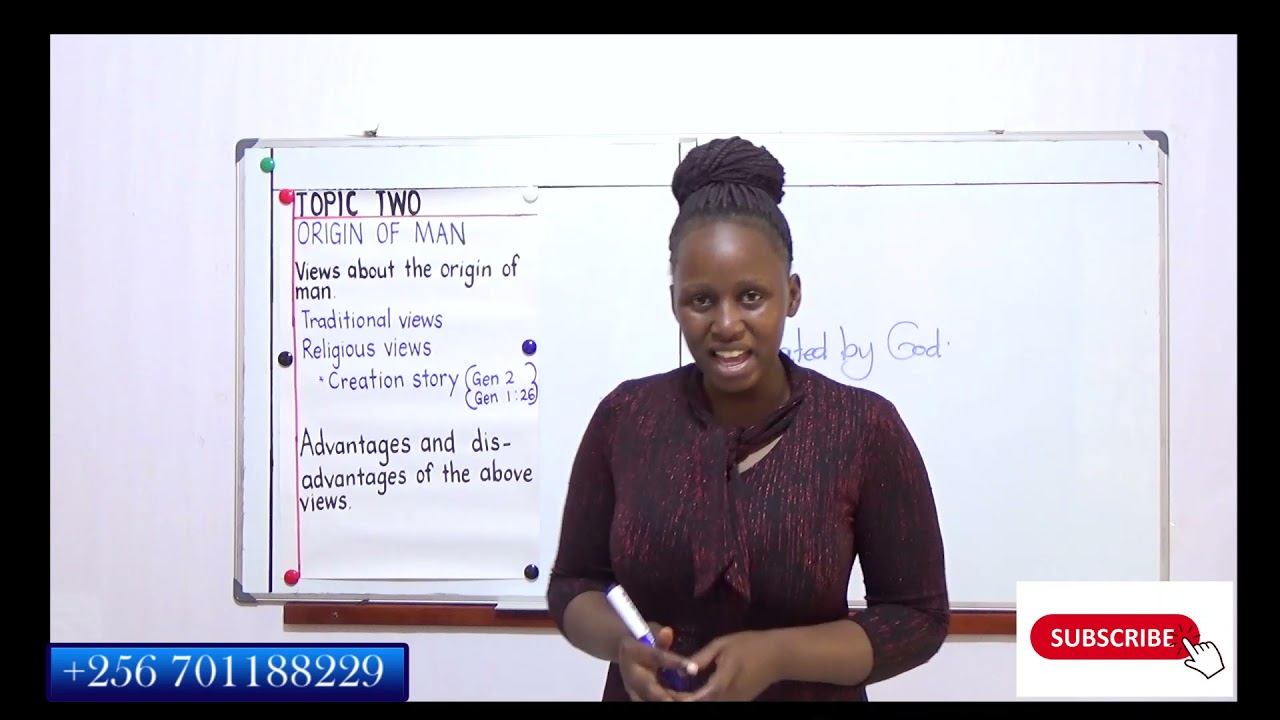 Origin of man, new curriculum lower secondary