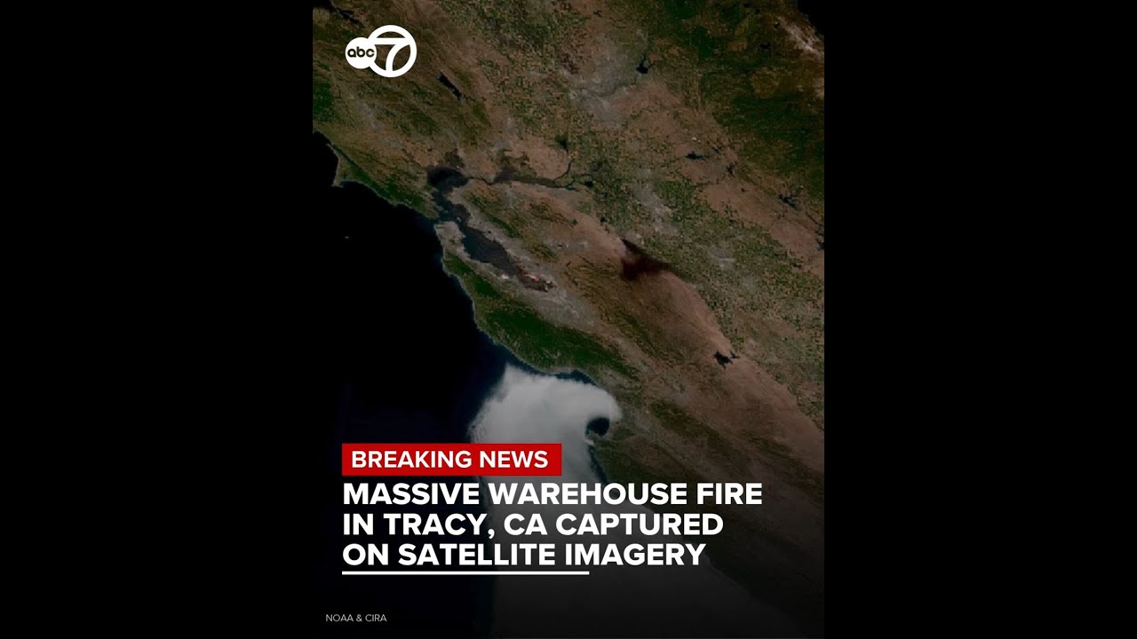 Live updates: Massive fire breaks out at medical distribution warehouse in Tracy, evacs underway