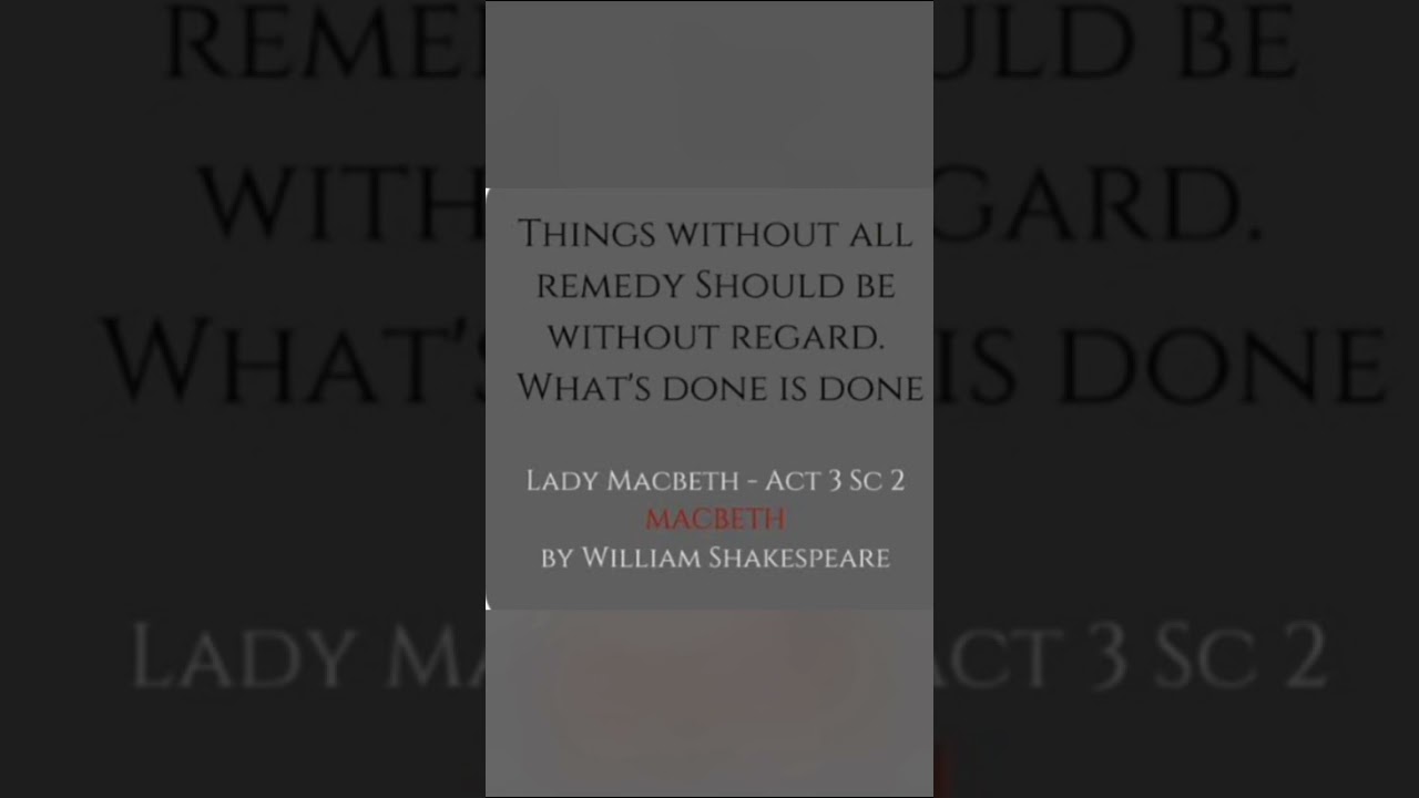 Macbeth important quote