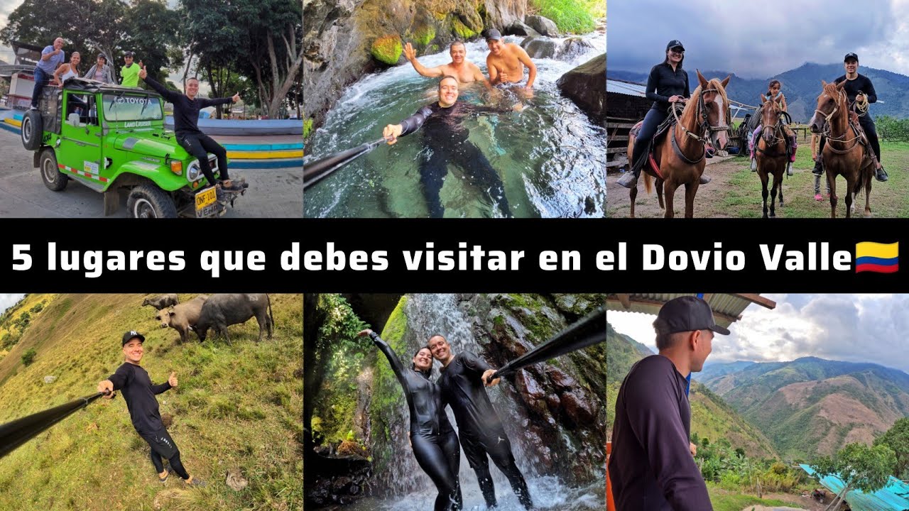 5 LUGARES PARA CONOCER EN EL DOVIO VALLE DEL CAUCA💦🤠🐴