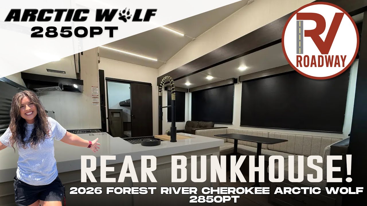 🎉 New Floorplan Alert! 🎉 The New 2026 Forest River RV Cherokee Arctic Wolf 285OPT 🐺