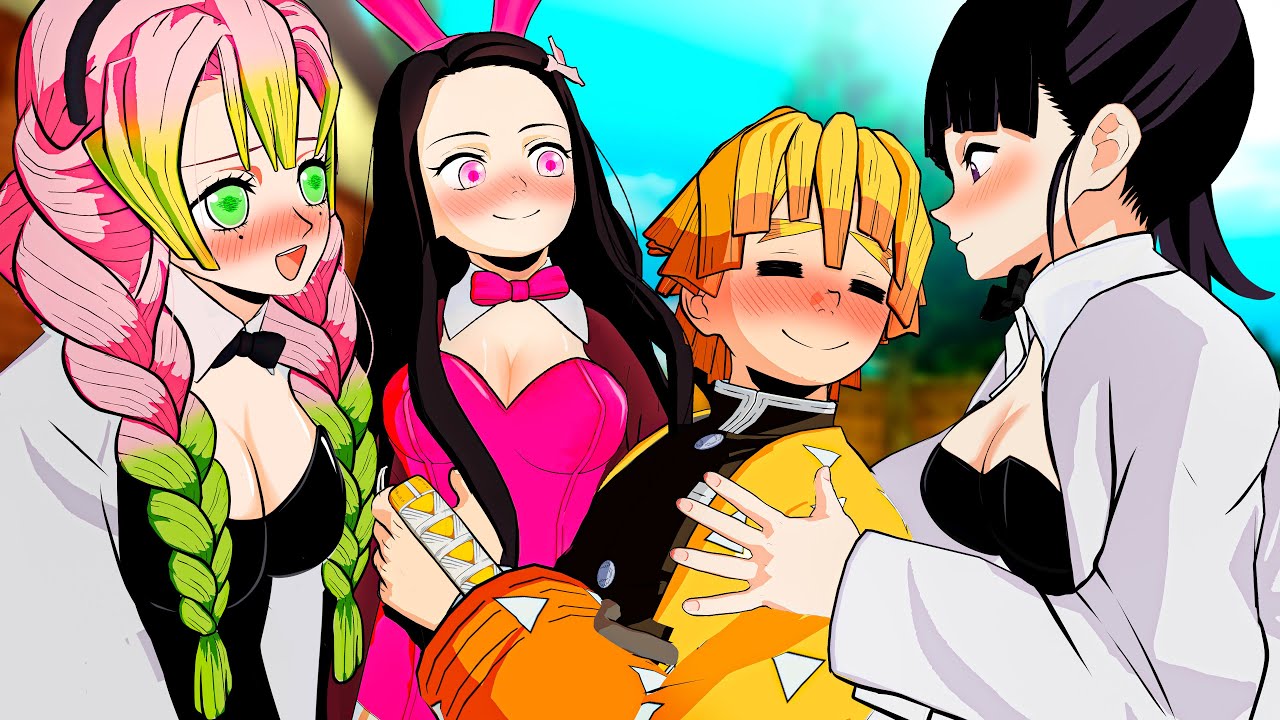Zenitsu CONQUISTOU todas as MENINAS de Demon Slayer Vr