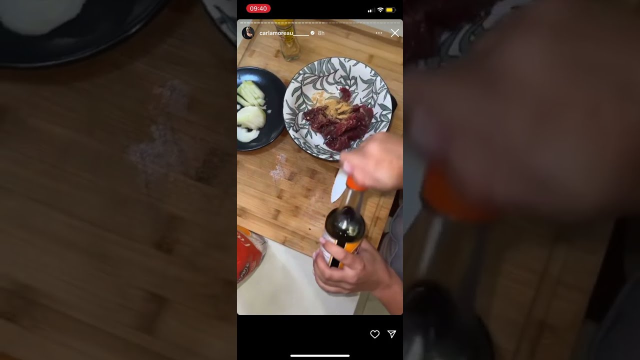 Recette boeuf saut&eacute; champignons - Carla Moreau