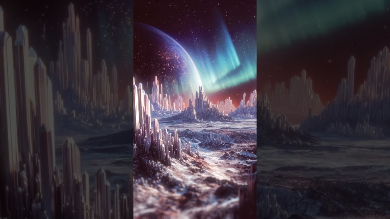 ZERYNIS - Crystal Aurora World. Sci-fi ambient from an alien planet 