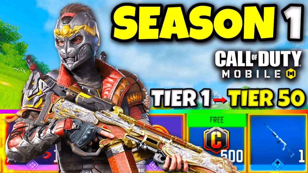 *NEW* SEASON 1 BATTLE PASS MAXED OUT in COD MOBILE 🤯