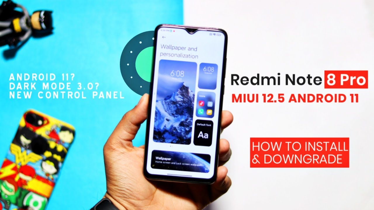 Redmi Note 8 Pro: MIUI 12.5 Android 11 | How to Install Update & Downgrade to A10 | Top Features ⚡⚡