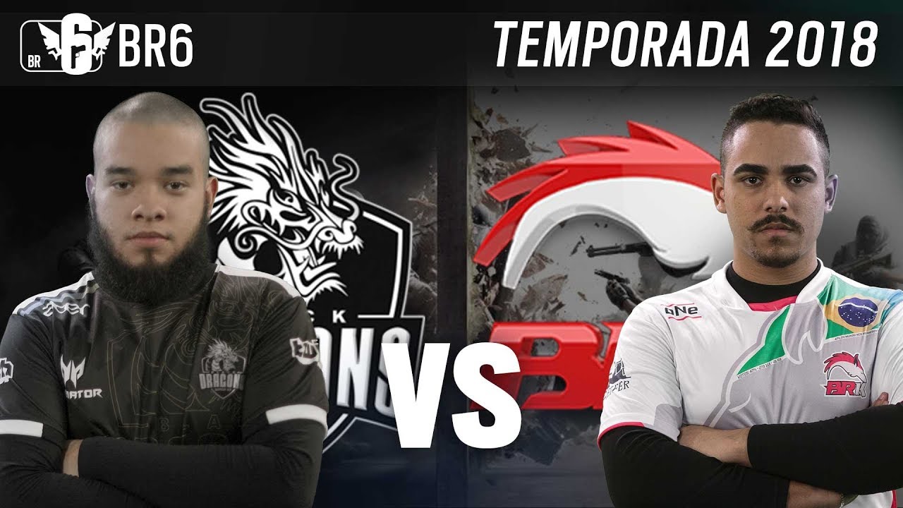 [BR6] BRK E-SPORTS vs BLACK DRAGONS (Temporada 2018) - Rainbow Six Siege