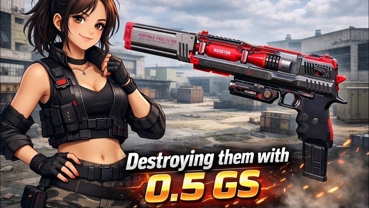 Destroying Them with 0.5 GS | Aggressive Pistol Gameplay | CODM SnD