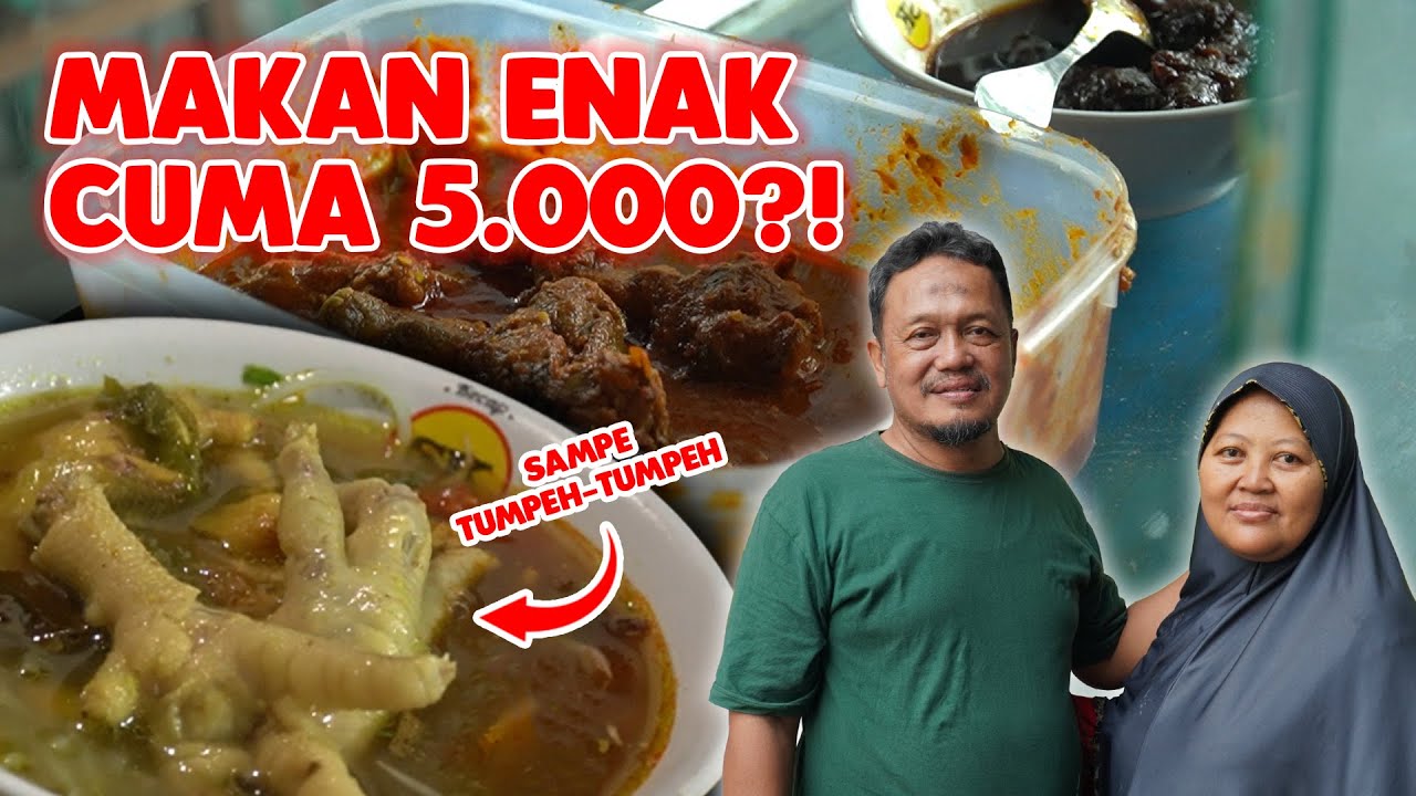 JUALAN GAK CARI UNTUNG! BAYAR 5 RIBU PASTI KENYANG?! SALUT HATI MULIA SUAMI ISTRI!!