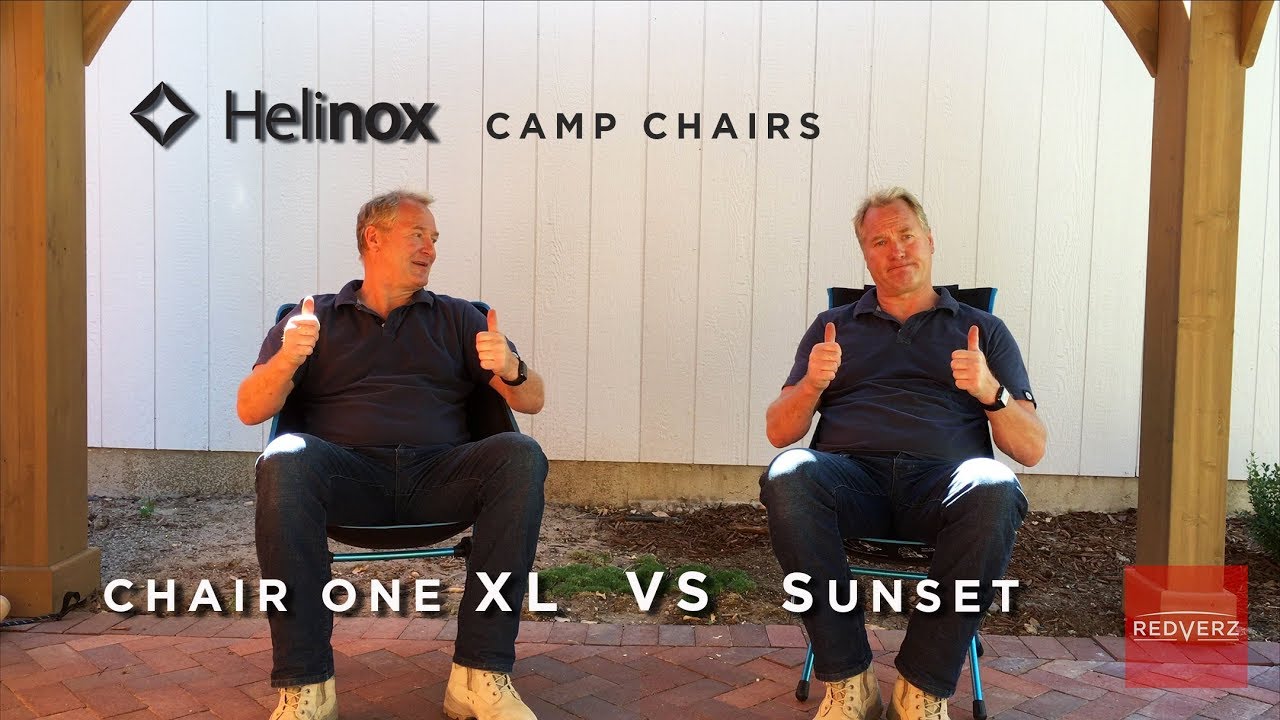 REDVERZ   Helinox Chair One XL vs Sunset Chair Comparison