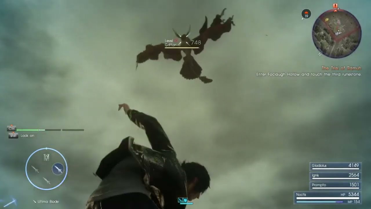 Griffon Boss Fight || FFXV NG+