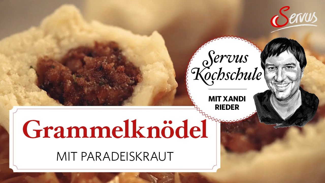 Grammelkn&ouml;del mit Paradeiskraut von Xandi Rieder