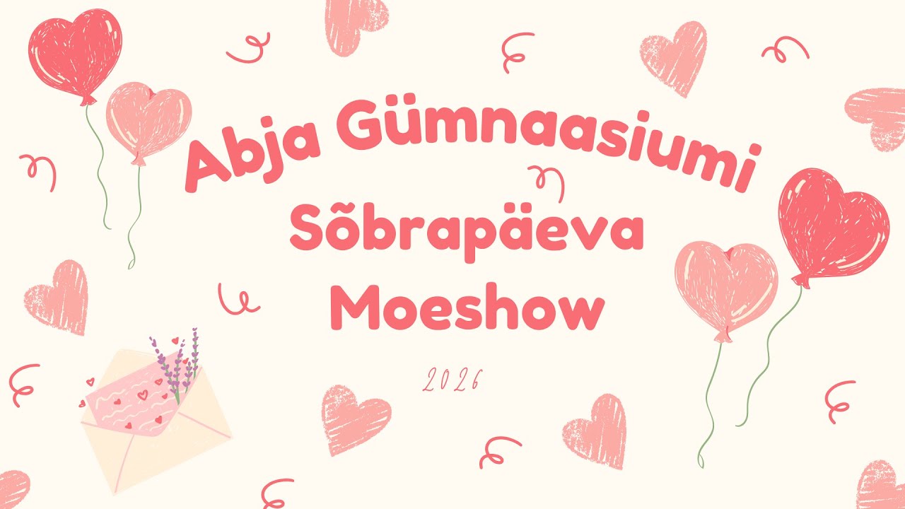 Abja Gümnaasiumi sõbrapäeva moeshow 2026