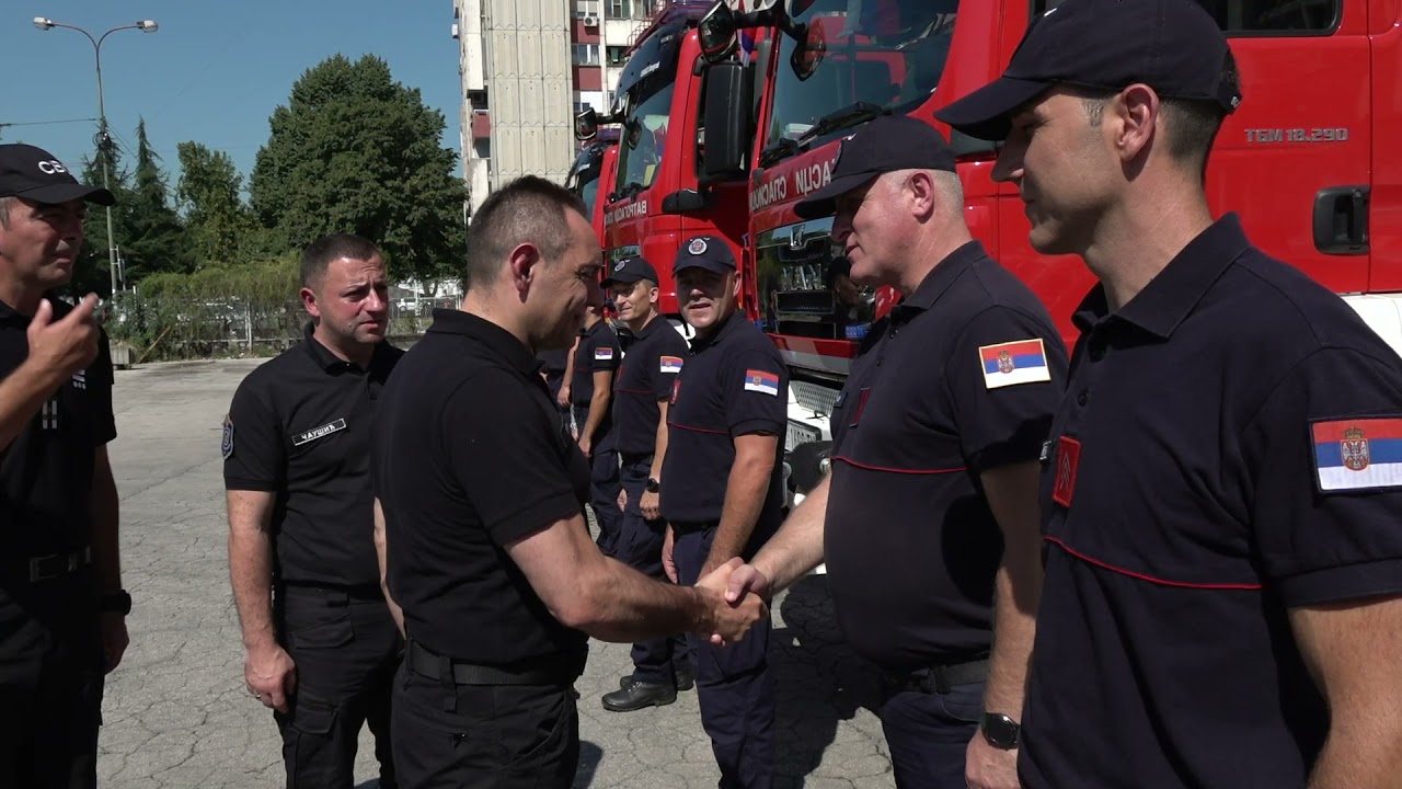 Ministar Vulin ispratio pripadnike SVS za Grčku