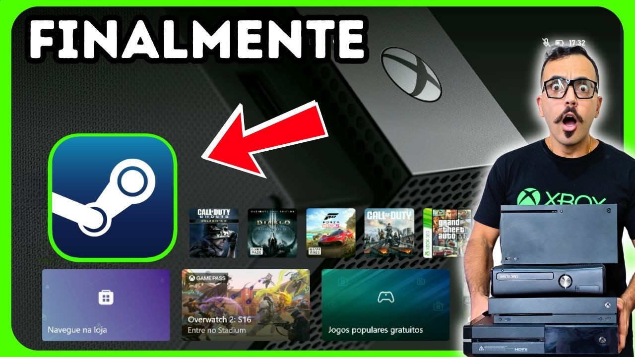 FINALMENTE como usar a STEAM no Xbox One e Xbox Series