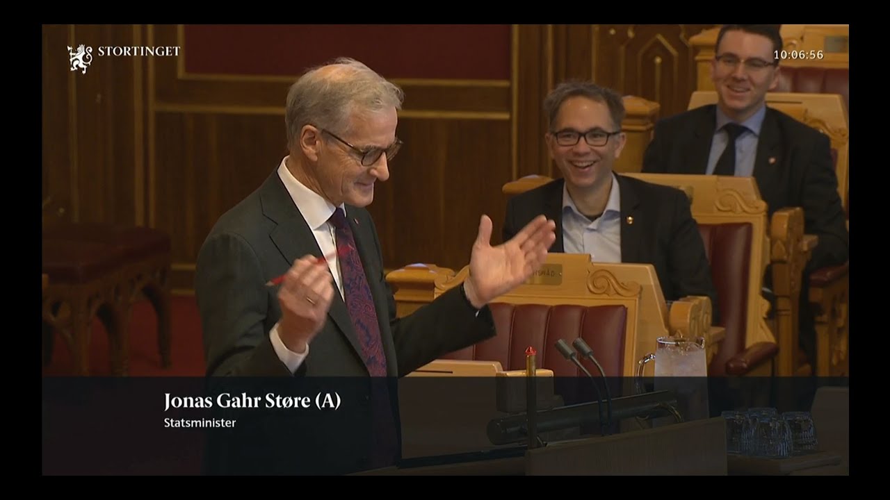 Støre kaller Erna statsminister etter han har blitt det selv