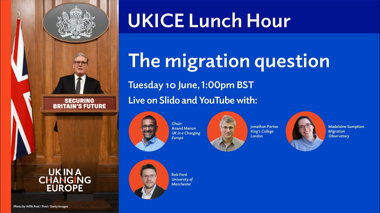 UKICE Lunch Hour: The migration question