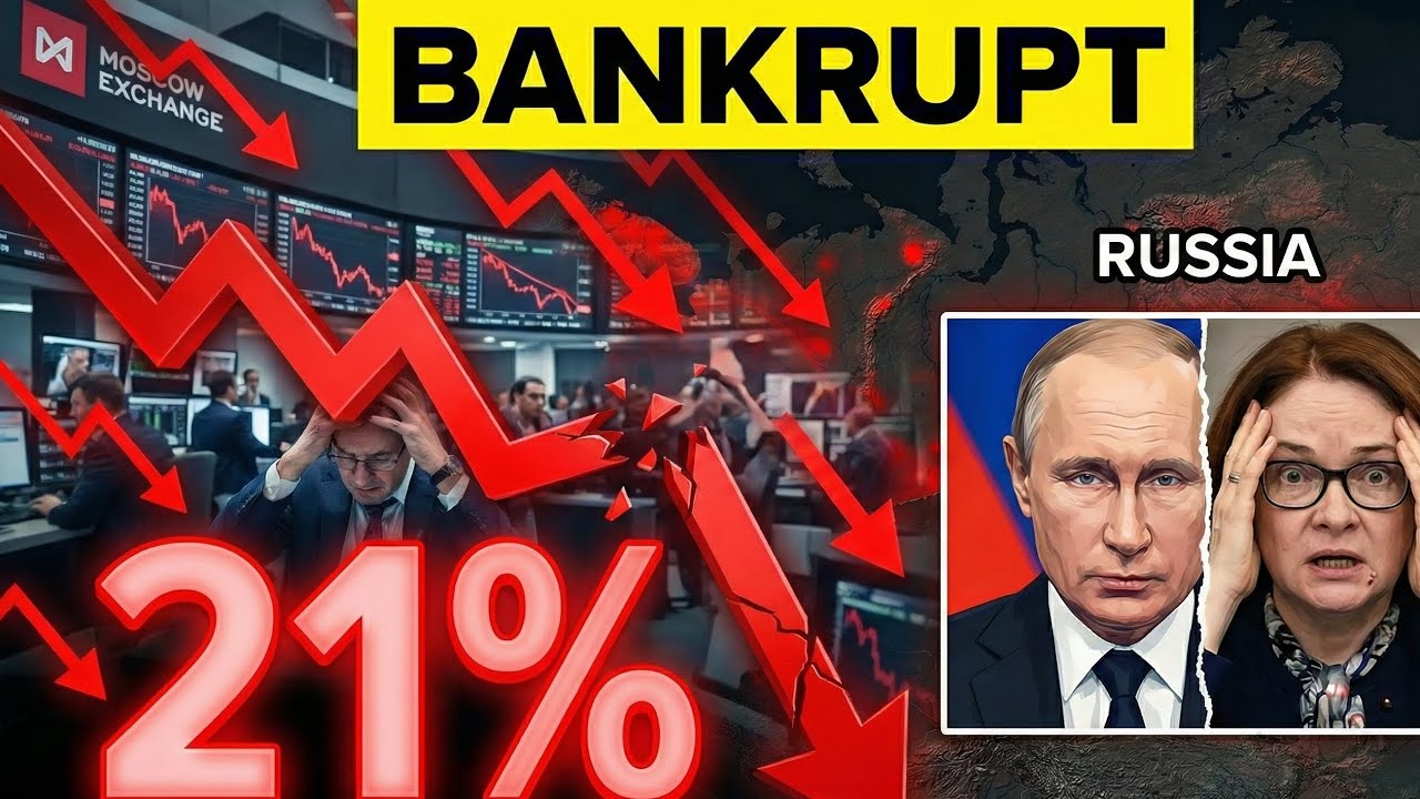 21% Interest Rates: The Sign That Russia's Economy Has Officially Broken.