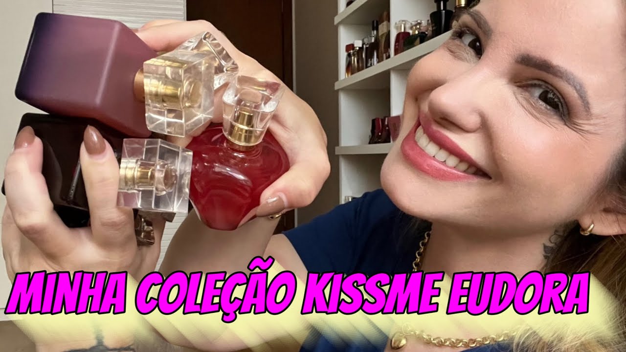 Minha coleção dos perfumes KISSME EUDORA 🍎