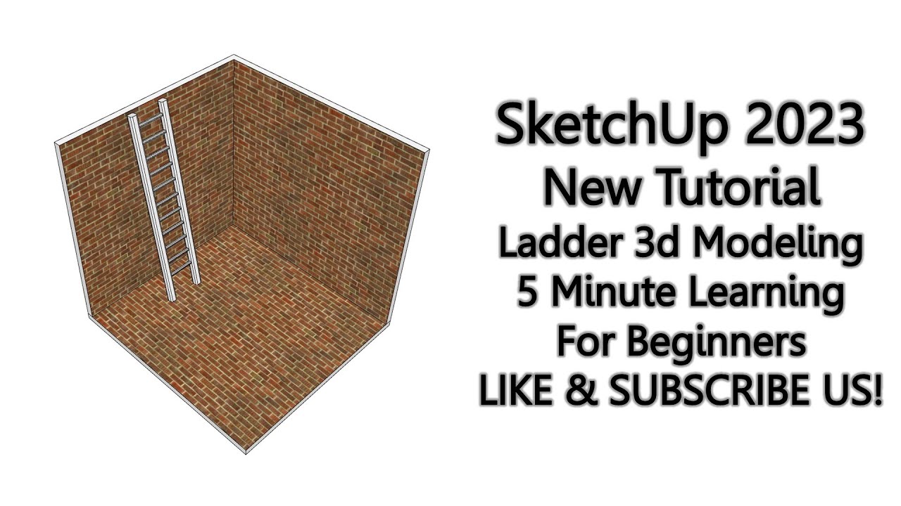 SketchUp Tutorial For Beginners | Ladder!