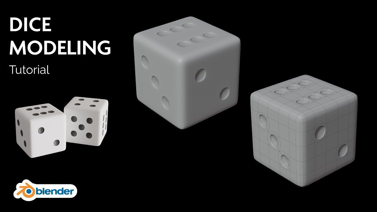 How to Model a Dice in Blender | Step - by - Step Tutorial