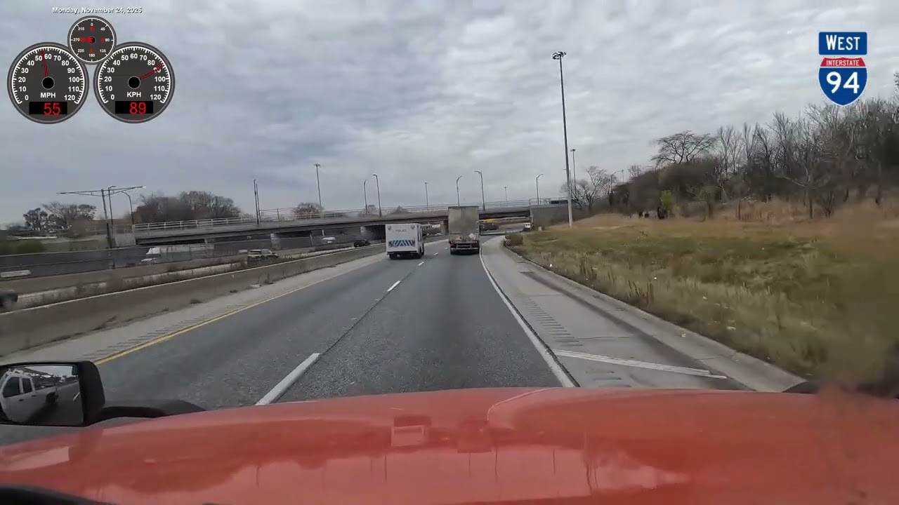 Trucking through Chicago, Illinois