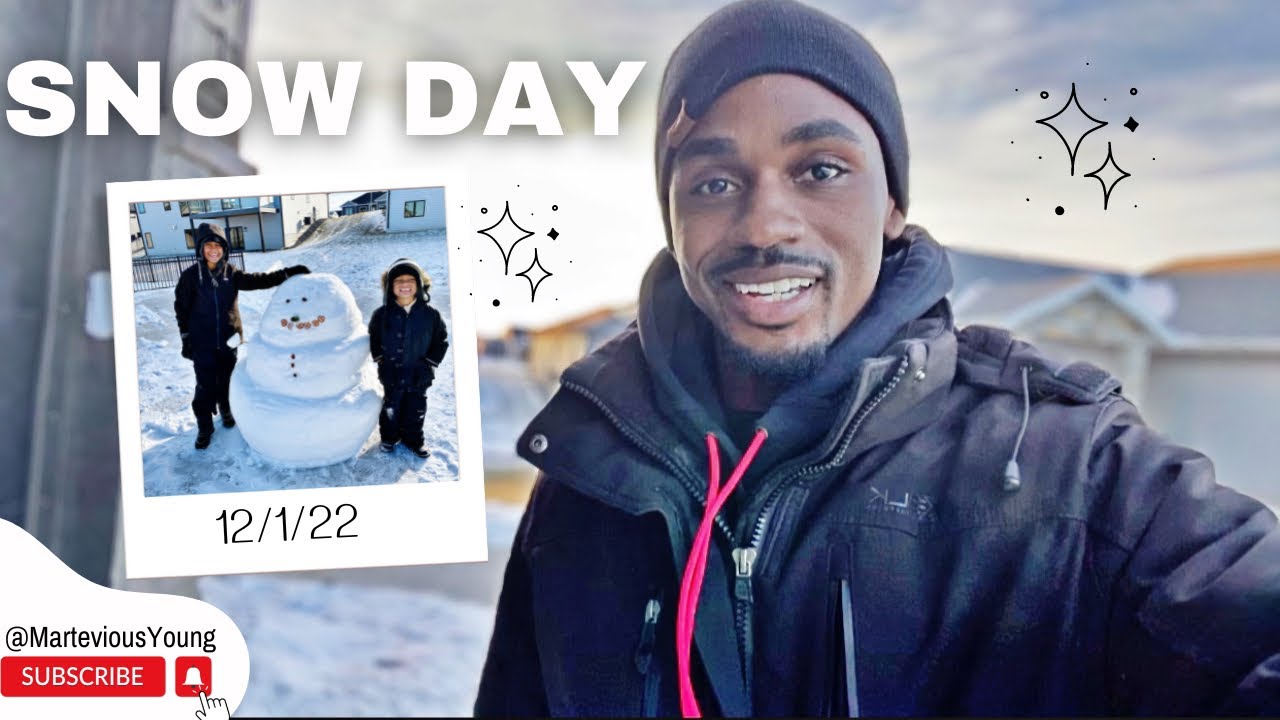 How We Survived Our First SNOWFALL In South Dakota⁉️☃️ #family #share #foryou