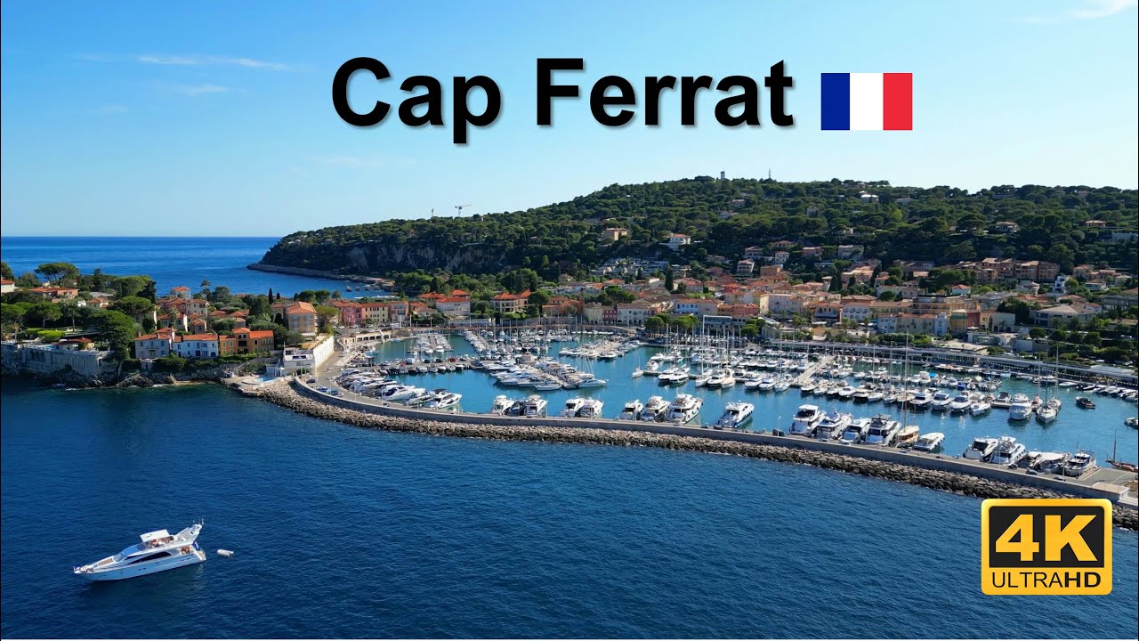 Cap Ferrat - Côte d'Azur - Southern France - 4K - Drone and walking tour #frenchriviera #cotedazur