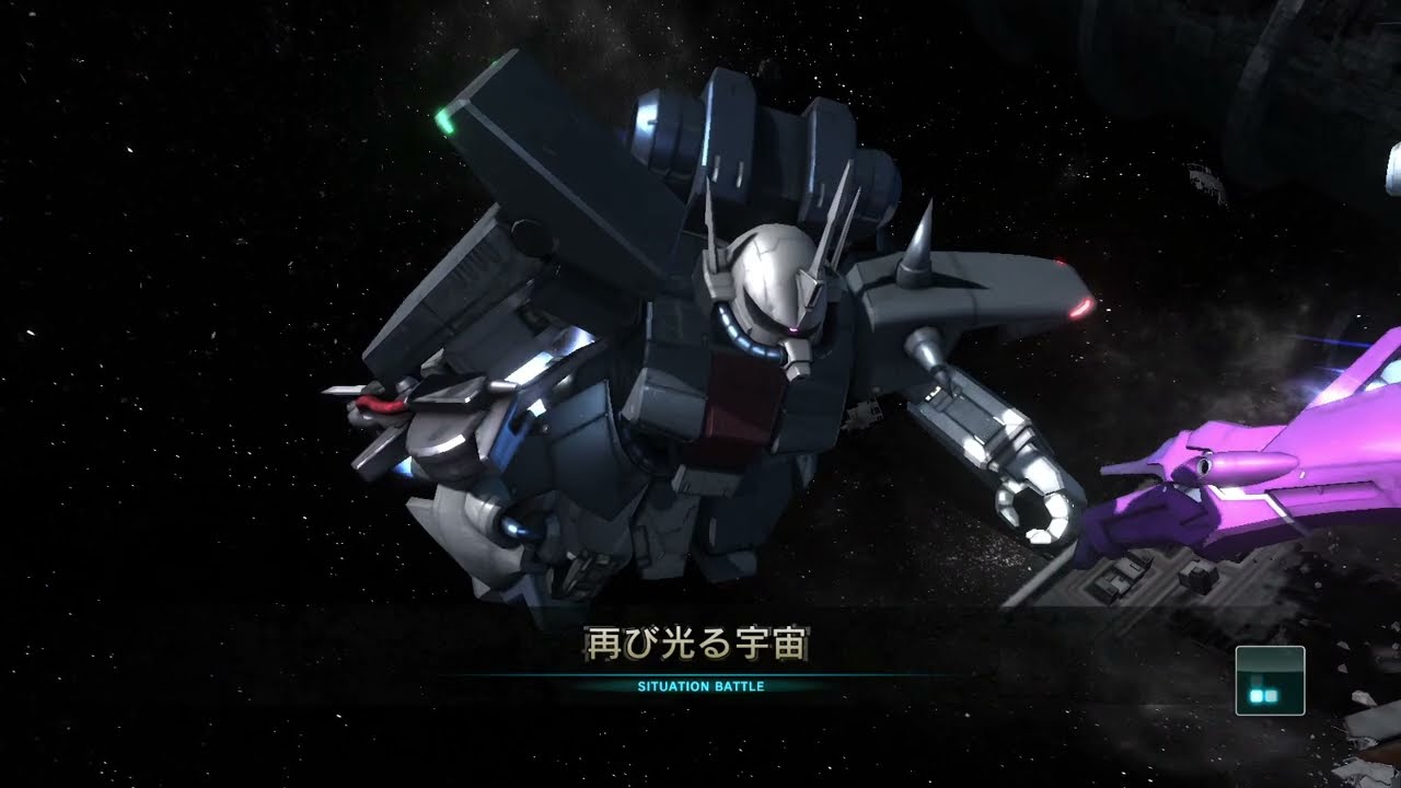 【Steam版】バトオペ2 シチュバト 再び光る宇宙 ザクⅢ 5th フルボッコ