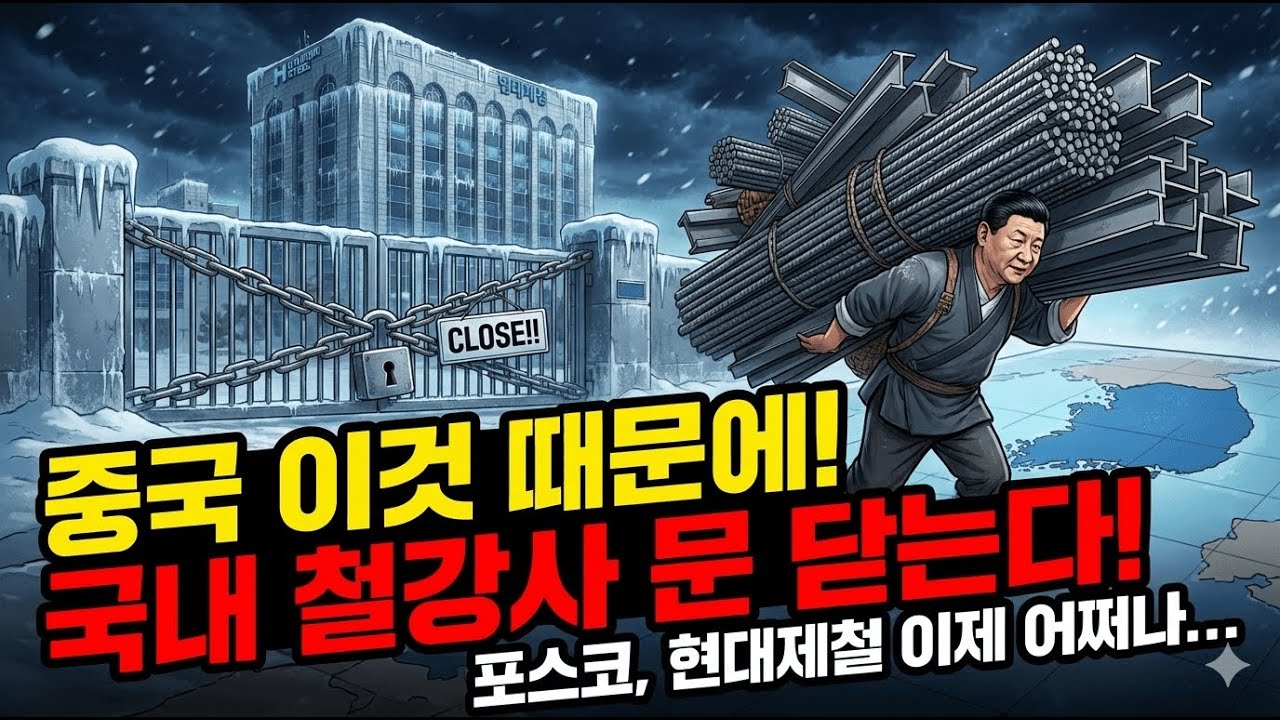 중국 때문에 현대제철, 동국제강 문닫고 망해간다! 