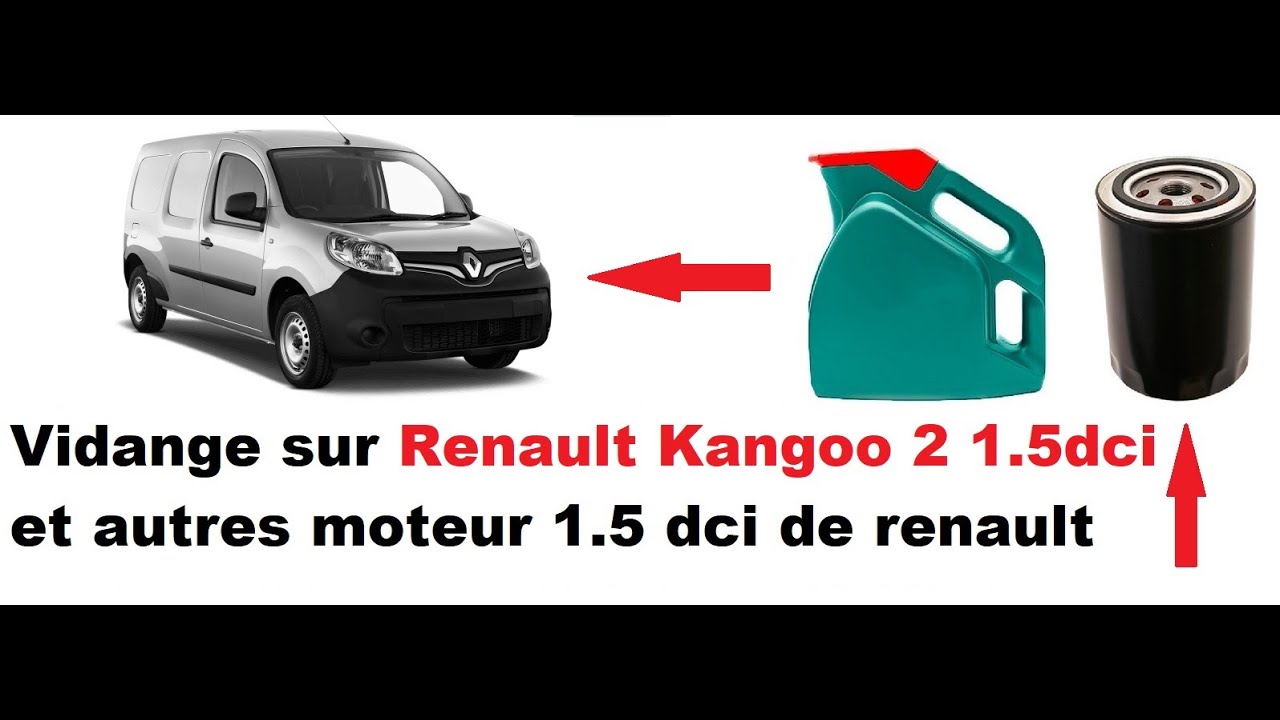 Замена масла RENAULT KANGOO 2 1.5 DCI и других двигателях Renault 1.5dci