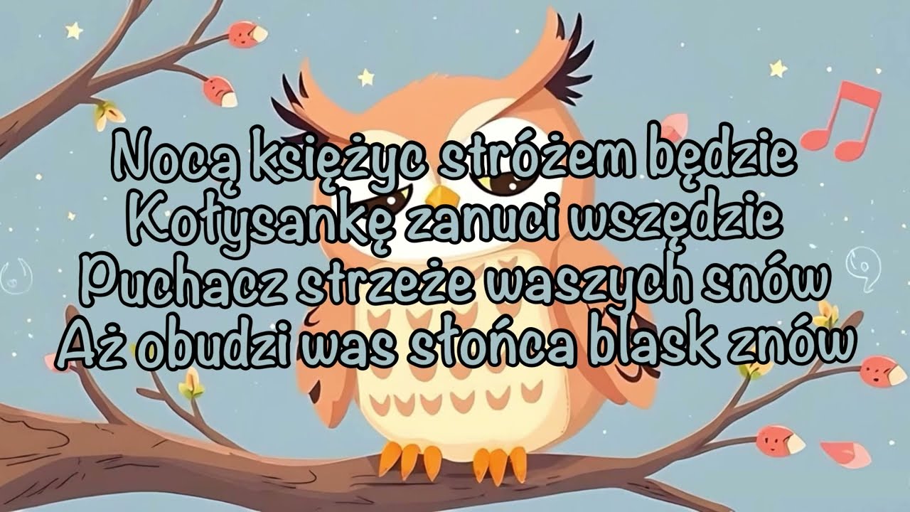 Mindy The Sleepy Owl - Senny Puchacz (usypiająca kołysanka dla dzieci)