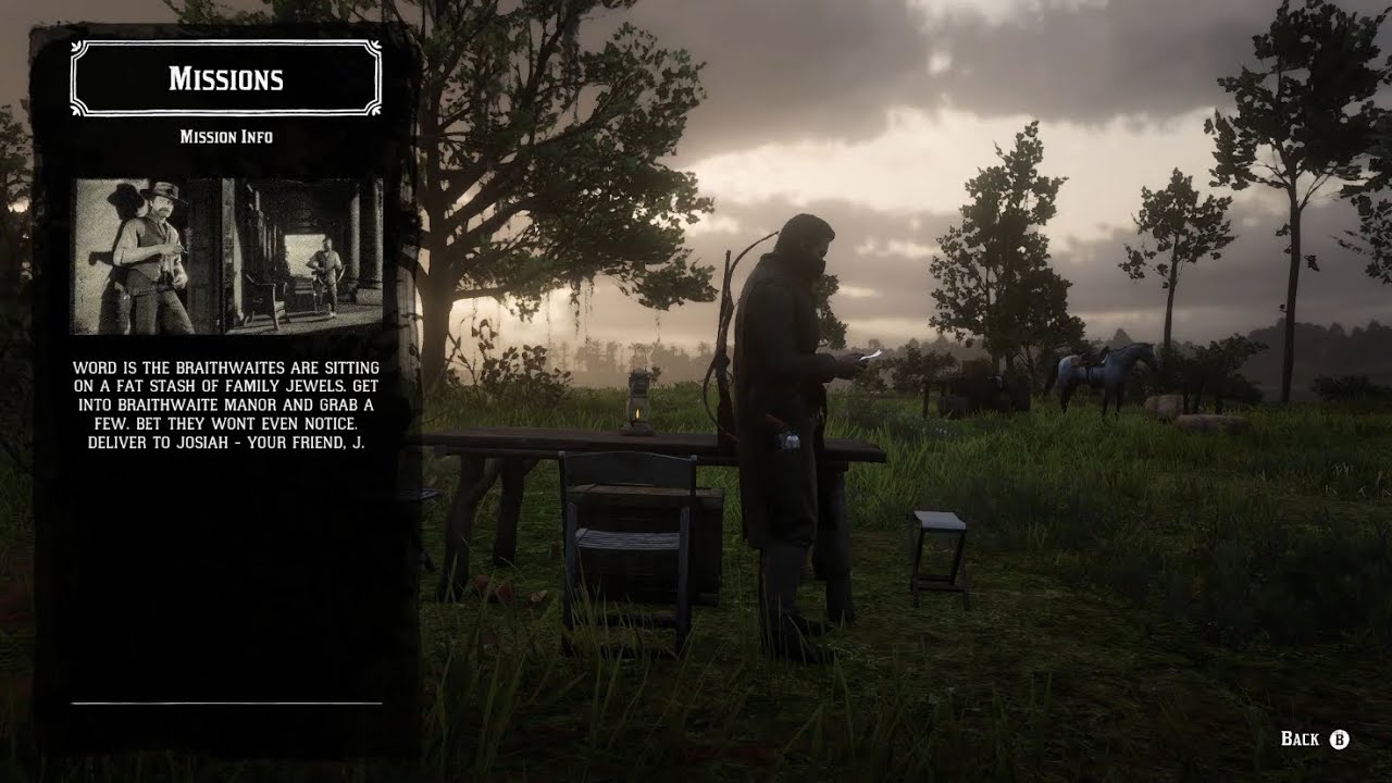 Red Dead Redemption 2: Online | Telegram Mission: Rich Pickings (Braithwaite Manor) | Free Aim