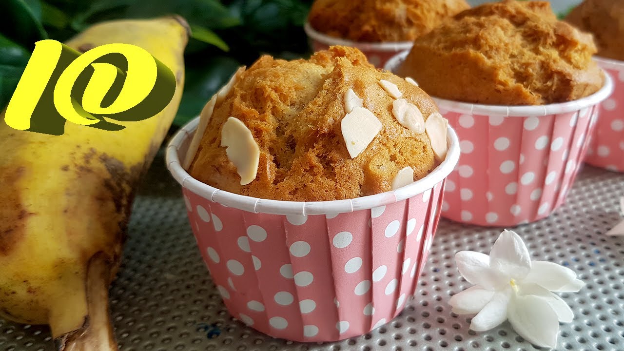 เค้กกล้วยน้ำว้า สูตรเจ ไม่ใช้เตาอบ เนื้อฟูนุ่มหอมอร่อย l แม่มิ้ว l Vegan Banana Cake