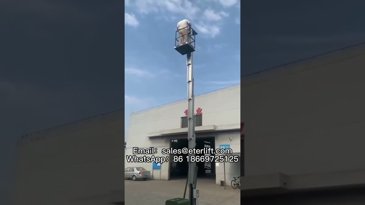 10m aluminum aerial work platform