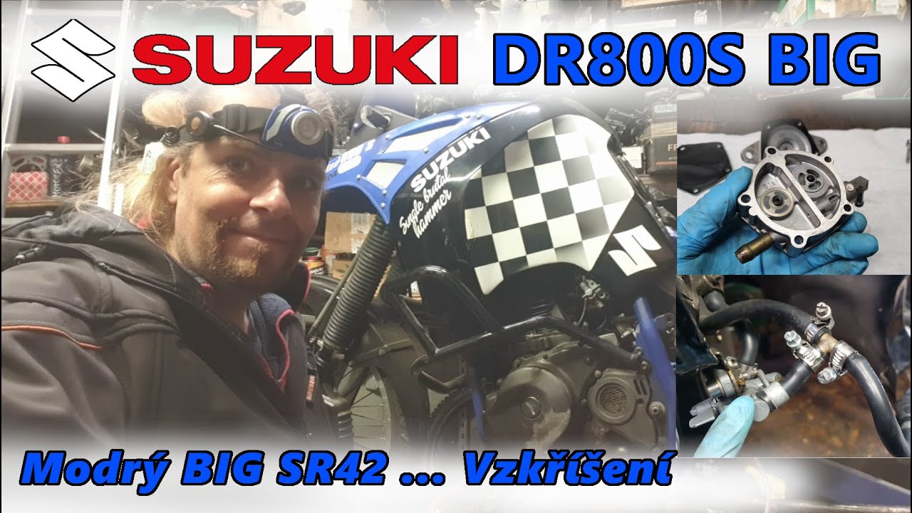 SUZUKI DR800S BIG (modrý) - Vzkříšení 😎