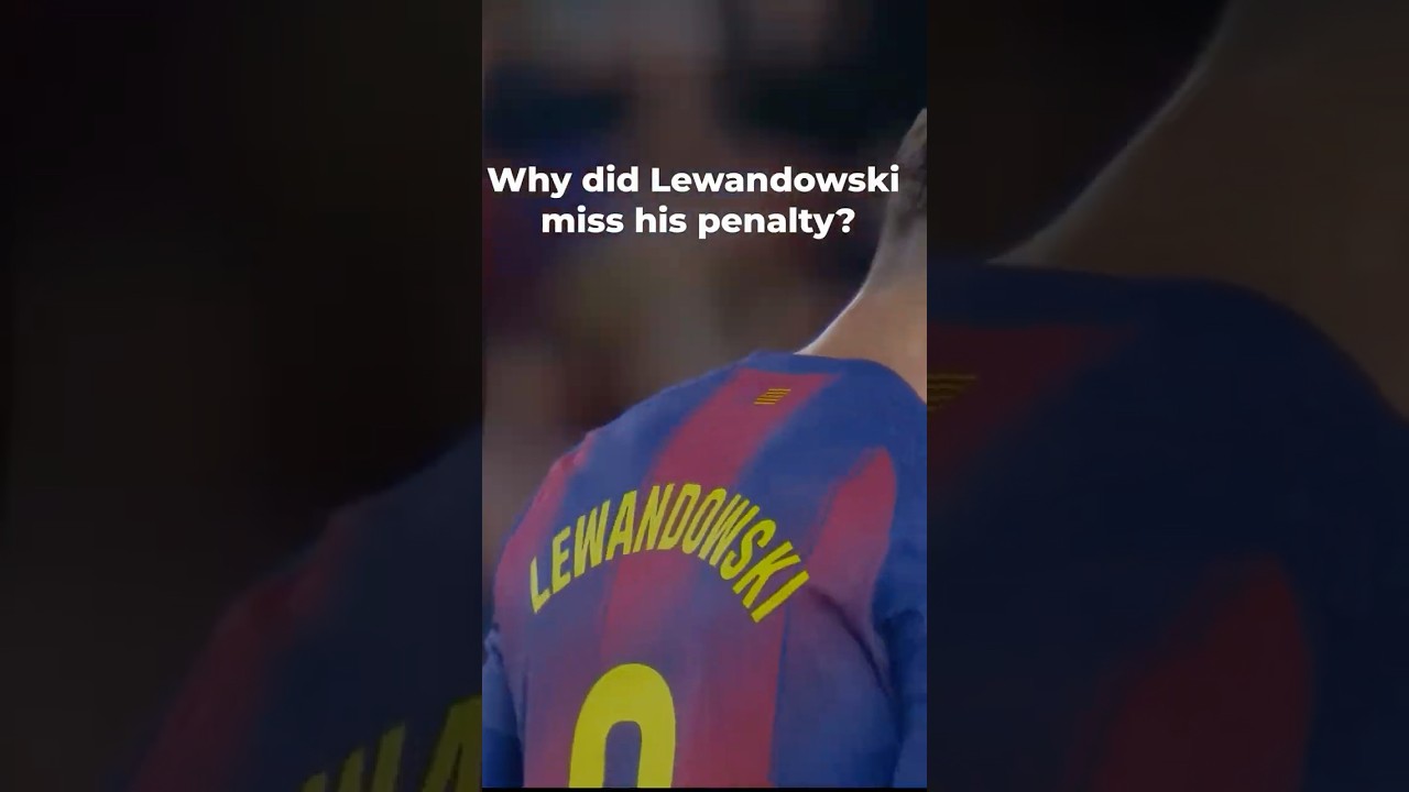 Why Lewandowski missed this penalty?