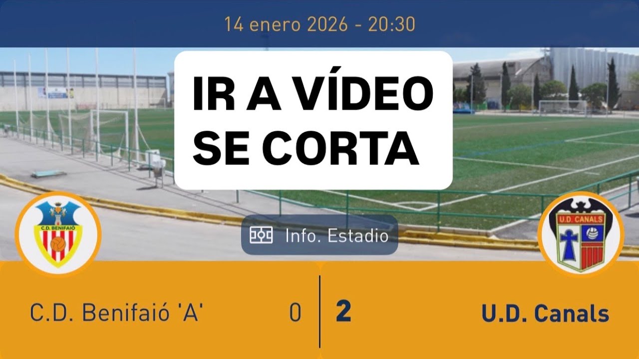 C.D BENIFAÍO-U.D CANALS...2nd Ffcv