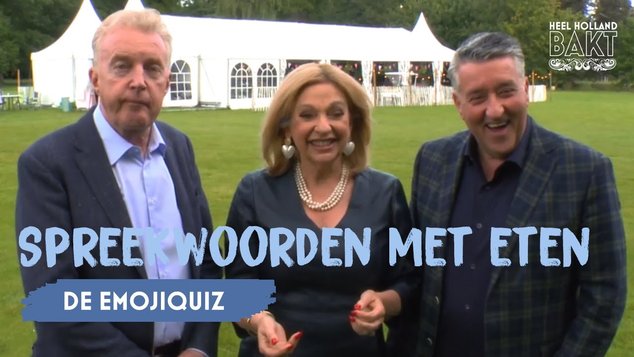 Emojiquiz #1: Spreekwoorden raden met Janny, Robèrt en André | HEEL HOLLAND BAKT