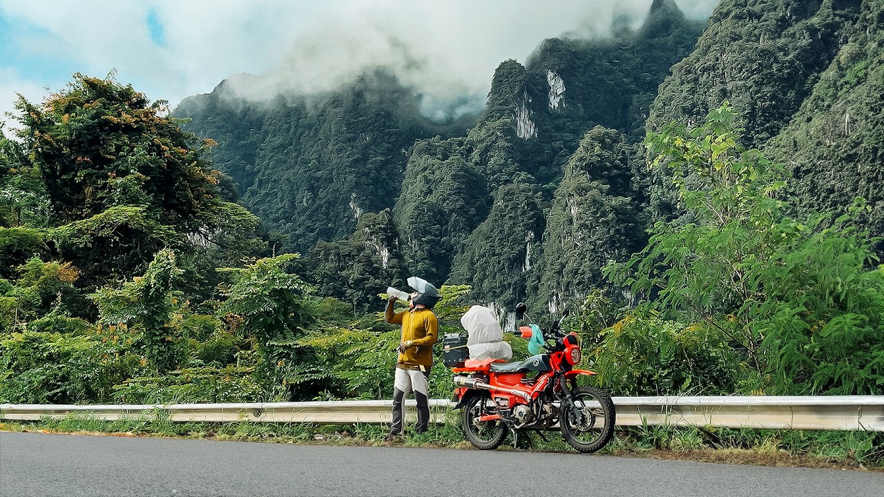 I Chose the Scenic Route through KRABI Thailand... (no tourists here)