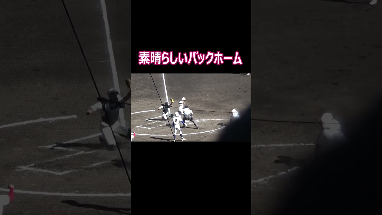 レフトからの好返送！　 