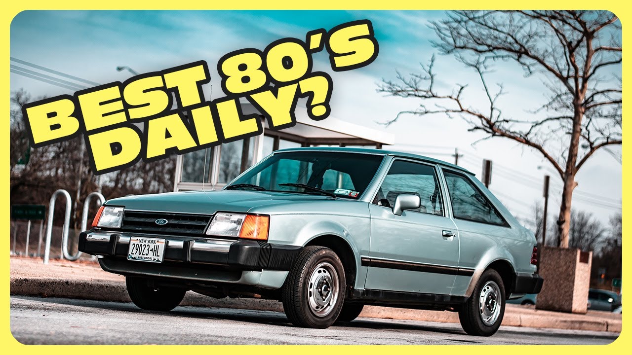 Couch On Wheels! 1986 Ford Escort L Review | 4K