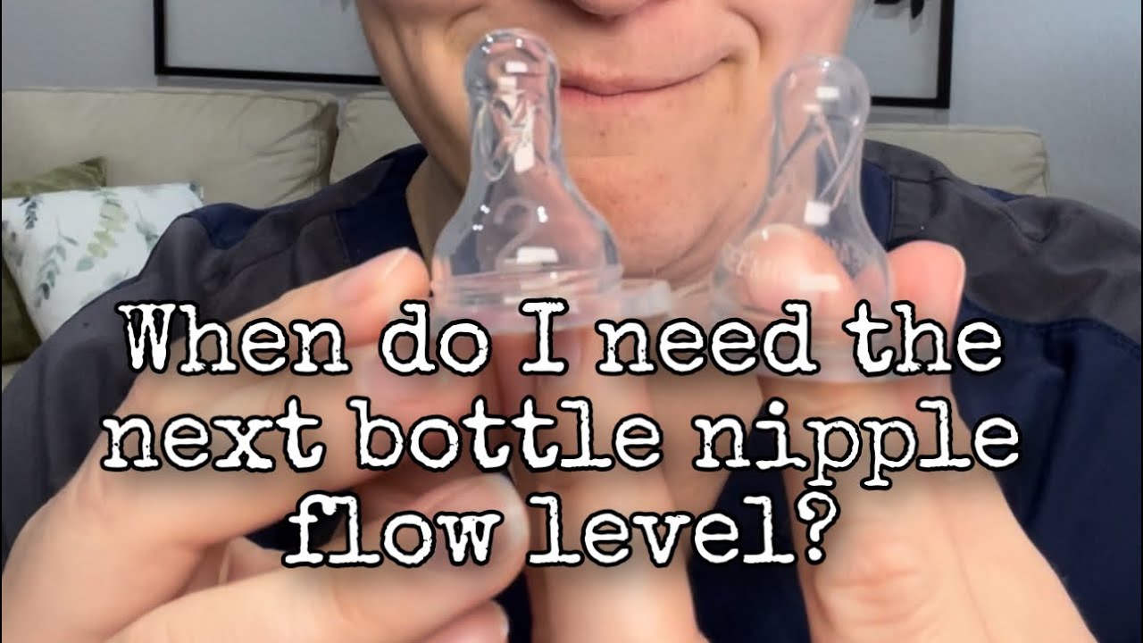 Когда мне следует увеличить высоту соски на детской бутылочке?